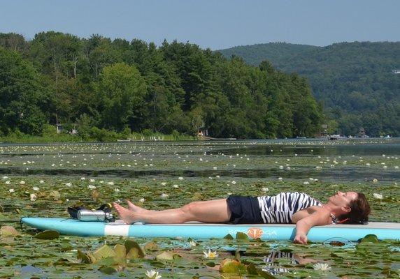 Savasana on the water