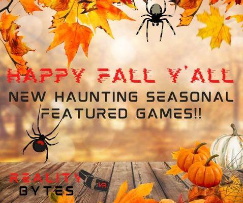 New spooky games in our featured library!