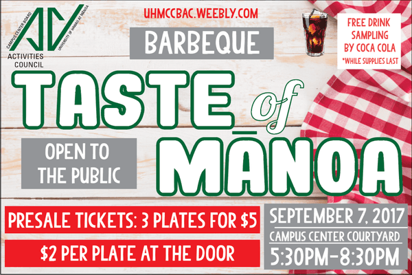 Details for this fall's Taste of Mānoa.