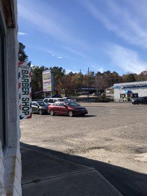 View of Yadkin and the shopping plaza.