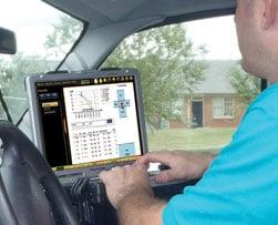 Field Technicians utilize Mobile Technology to expedite water loss claims.