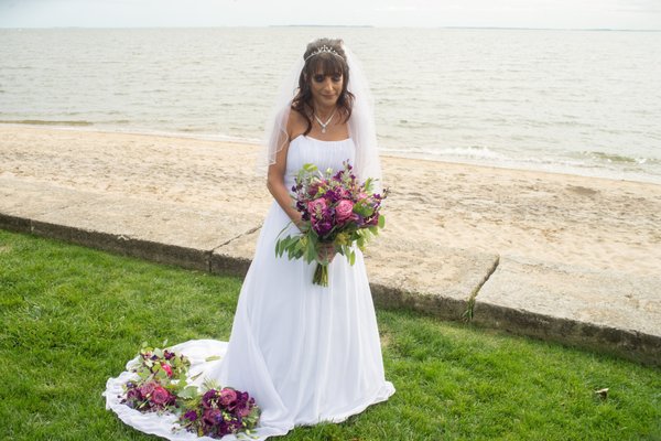 My bouquet and the Bridesmaids flowers