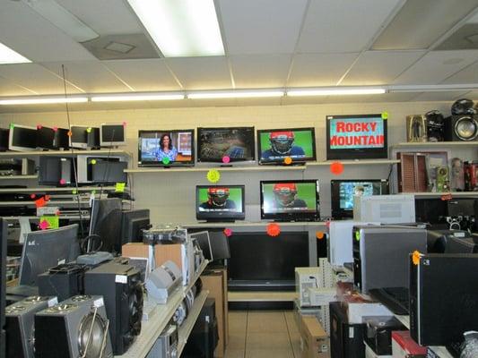 We have a large selection of electronics