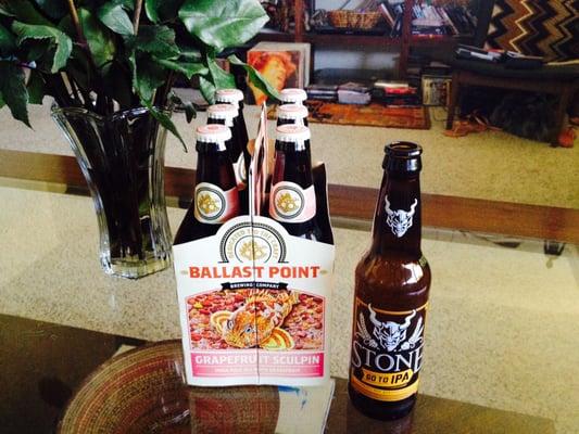 Ballast Point Grapefruit Sculpin n Stone Go To IPA  #beer