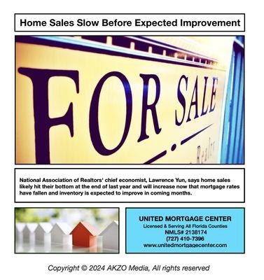 How is the Home Sales Market look for 2024?  Call us today & speak to a mortgage specialist!