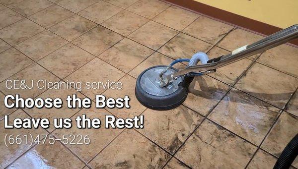 When it comes to tile cleaning, can be a time-consuming and often challenging task. Hiring CE&J can save you time and effort.