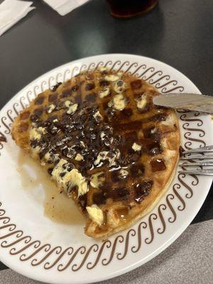 Chocolate chip waffle was amazing!