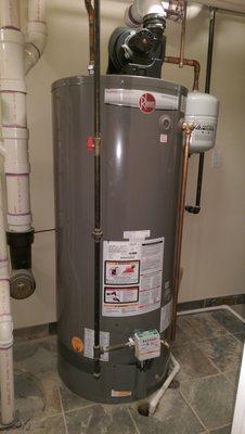 Another quality, clean water heater install by North Star Plumbing Services Inc.