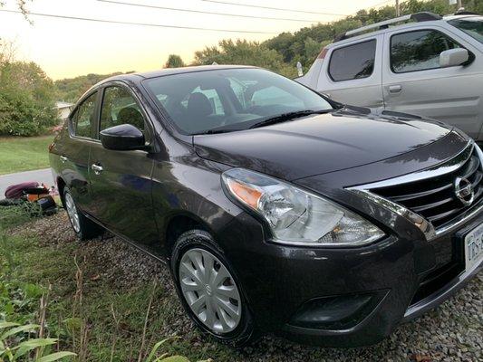 This is what a car looks like after it's been treated to the Starter Detailing Package!