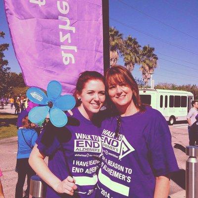 Experienced local family-owned and operated team here to give you and your loved ones guidance! Picture: Walk to End Alzheimers 2014