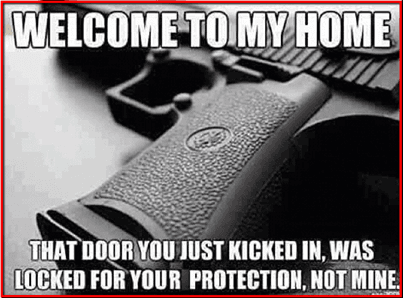 The Castle Doctrine protects you in your home or your car when you Fear for your Life or Bodily Harm.