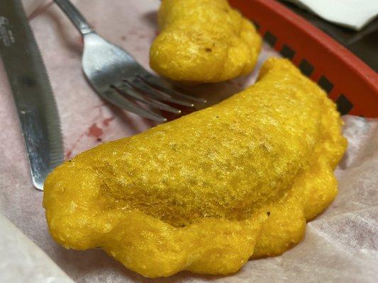 Empanadas de Carne (be sure to ask for their spicy dipping sauce...it pairs well with the empanada).