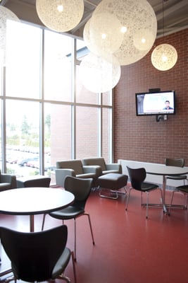 Study area in EvCC's Student Fitness Center.