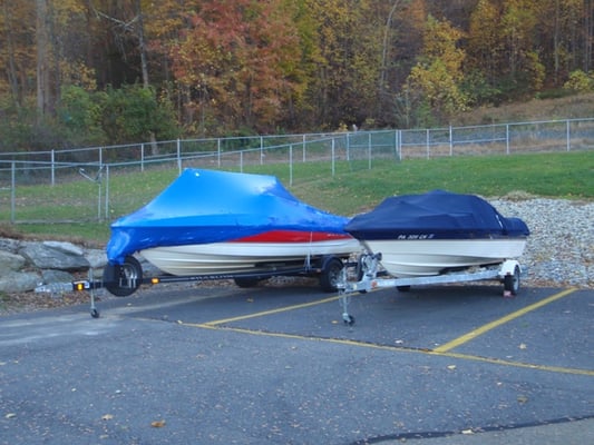 Boat storage at Additional Storage in the Gap.