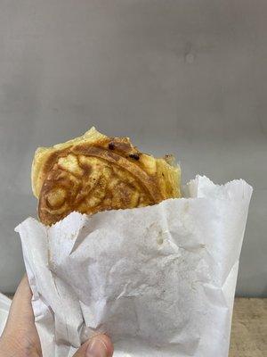 Croissant Taiyaki?? A new concept but I love it especially with the red bean