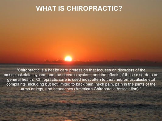 About Chiropractic