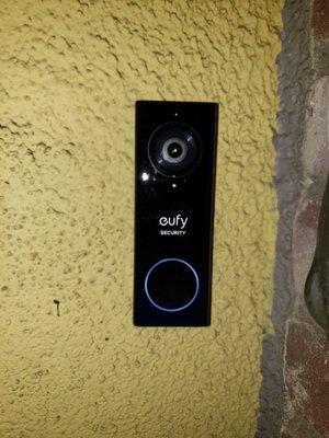 New doorbell camera installed! Old doorbell also had to be fixed before installation