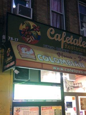 The NEW restaurant at this location. It is called Cafetales Colombian Cuisine