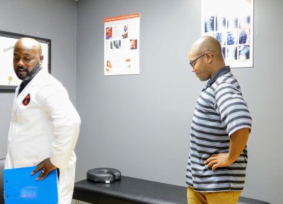 A physical exam after consultation for a capoeira instructor