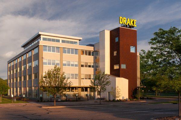 Exterior of the beautiful Drake building. Drake Bank is located inside this building!