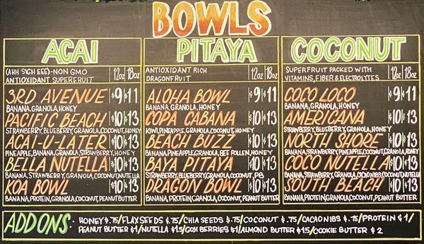 Just ask us to customize any bowl to your liking!