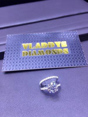 Beautiful Ring For My wife At Vladdys GIA Paperwork.