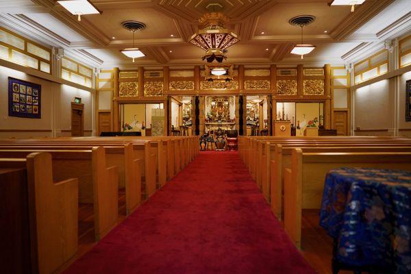 Our main hall where services and ceremonies are held