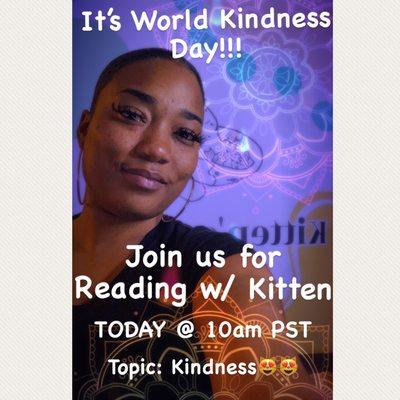 Reading w/ Kitten every Friday @ 10am