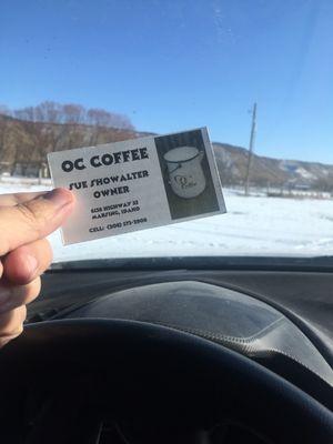 Be sure to visit OC Coffee when you're in Owyhee county!