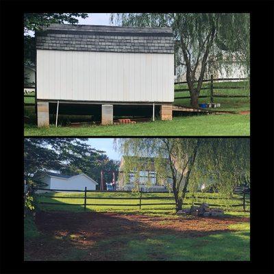 Shed demolition