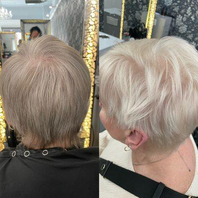 Platinum Pixie Cut