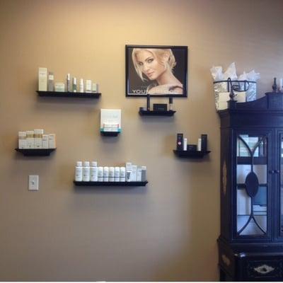 We carry Obagi, Revision, Youngblood, Latisse and our own Radiance Rx products.