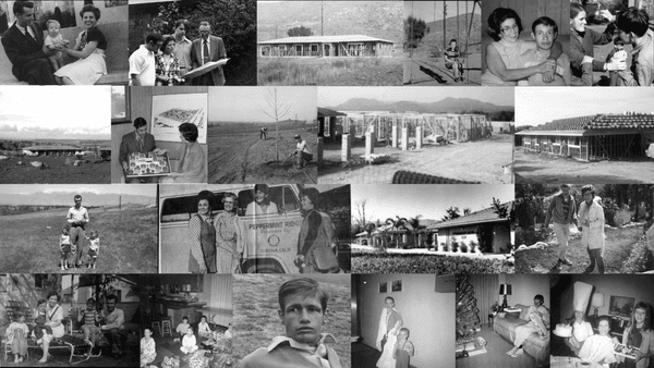 Historic Collage of 'The Ridge' | Founders, Bob and Mary Jeffry.