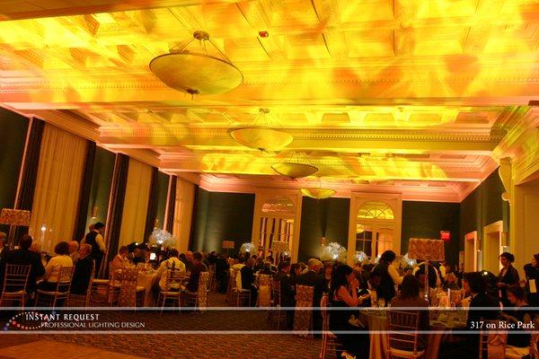 Wedding uplighting by Instant Request DJ Entertainment