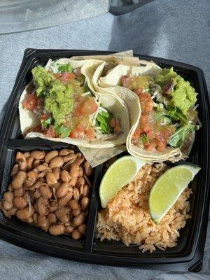 Two taco meal