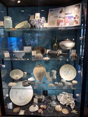 Pottery and antiquities at London Coin in Newport Beach