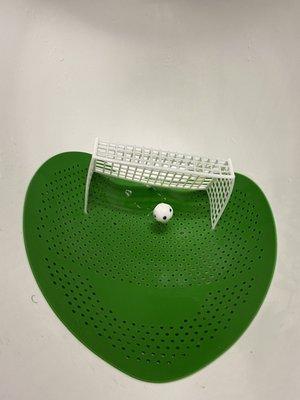 Urinal soccer!! LOL