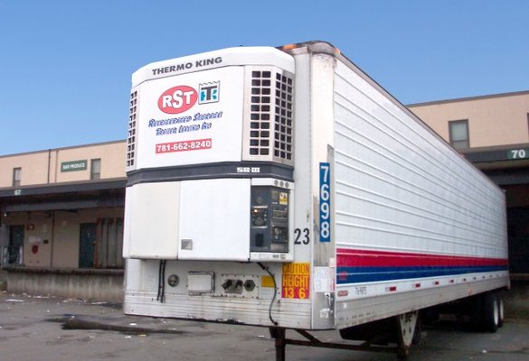 Large diesel refrigerated storage unit