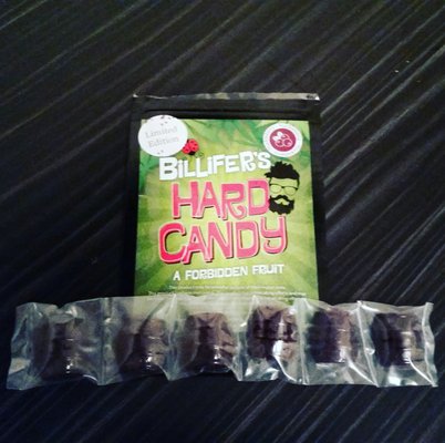 Billifer's 10mg Huckleberry THC infused hard candy