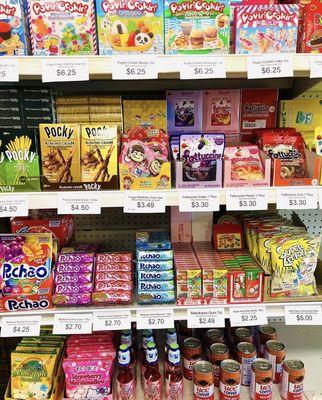 Japanese and Asian candy and snacks