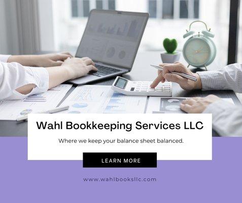 Bookkeeping Services that will keep your bottom line in line.