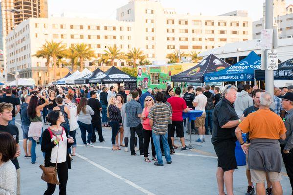 Located on the Broadway Pier on the stunning bayfront water for a Friday evening with stunning sunsets couldn't be better.