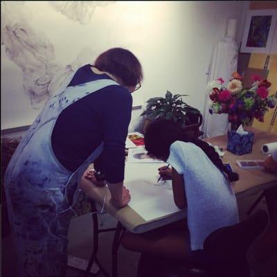 Tina works with students, in her private studio, to prepare their portfolios for auditions to DASH, MAC, and New World.