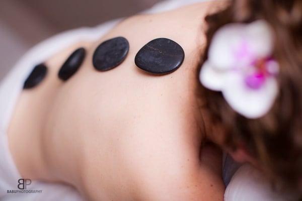 Hot stone massage