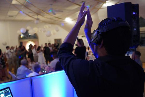 Always keeping the party going! DJ Oscar G.