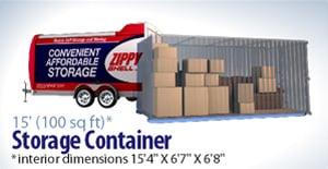 Zippy Shell is the most convenient and affordable option in moving and storage.