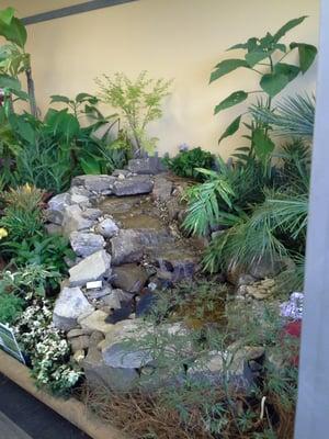 Water feature in Gardening section.