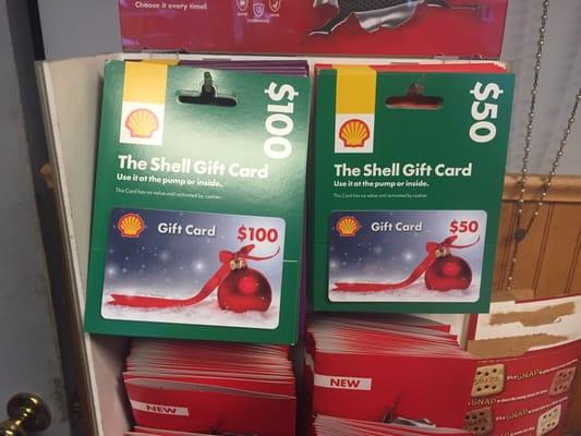 Gift cards for the holidays