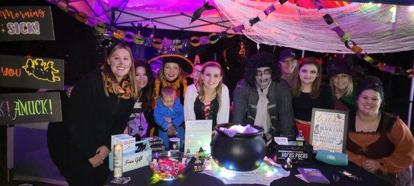 Hocus Pocus Clear Choice Crew at the Halloween Trick or Treat