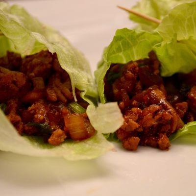 PF Chang's Chicken Lettuce Wraps in the restaurant